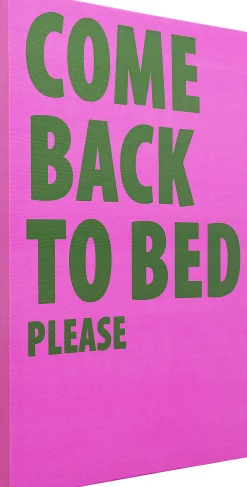 Gerahmtes Bild Come Back To Bed 40x50cm