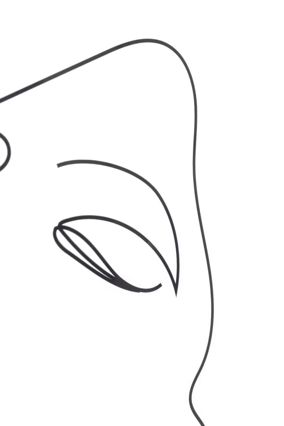 Gerahmtes Bild Drawing Lady 63x93cm