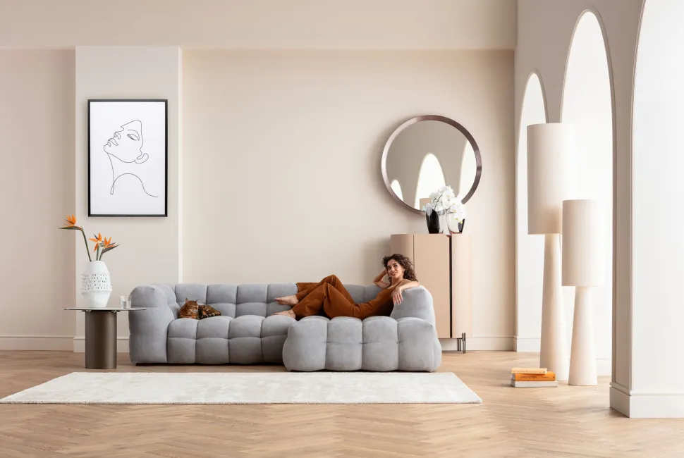 Gerahmtes Bild Drawing Lady 63x93cm