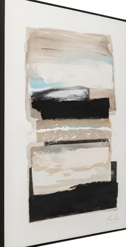 Gerahmtes Bild Lontano Beige 90x120cm