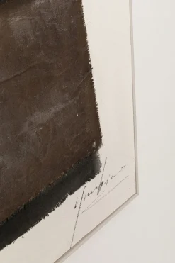 Gerahmtes Bild Lontano Braun 90x120cm