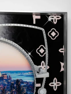 Gerahmtes Bild NY View 120x120cm