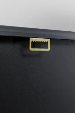 Gerahmtes Bild Sun Hat Woman Gelb LED 80x80cm