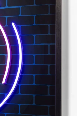 Glasbild Coffee LED 80x80cm