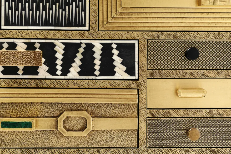 Highboard Chalet Gold 13 Schübe