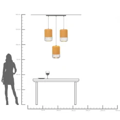 Hängeleuchte Aloha Tre 142cm