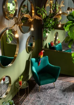 Hängeleuchte Animal Owl Gold 60cm