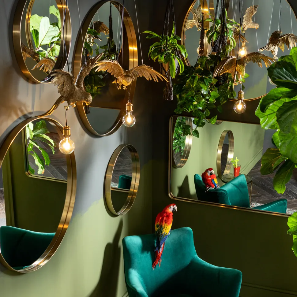 Hängeleuchte Animal Owl Gold 60cm