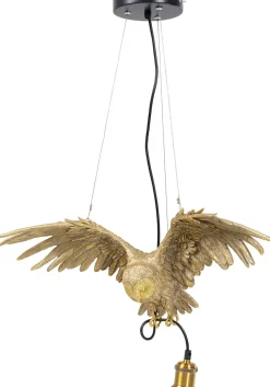 Hängeleuchte Animal Owl Gold 60cm