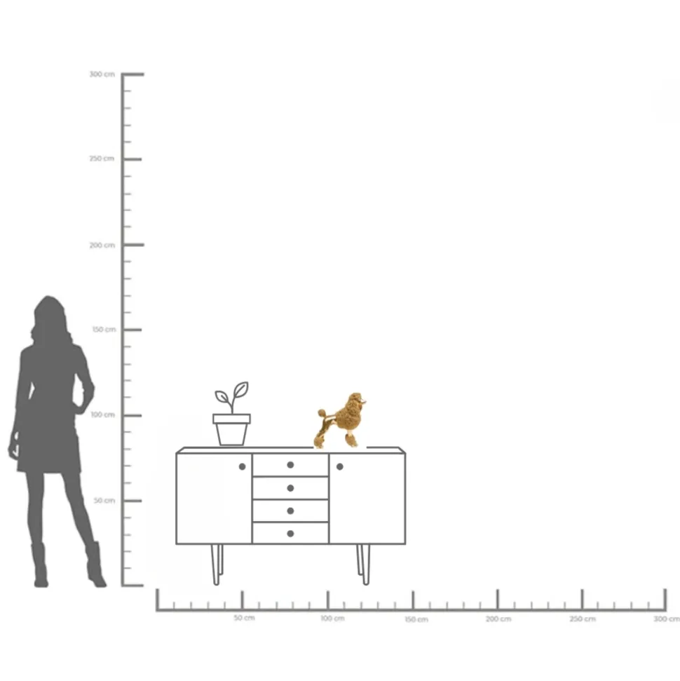 Hängeleuchte Animal Owl Gold 60cm