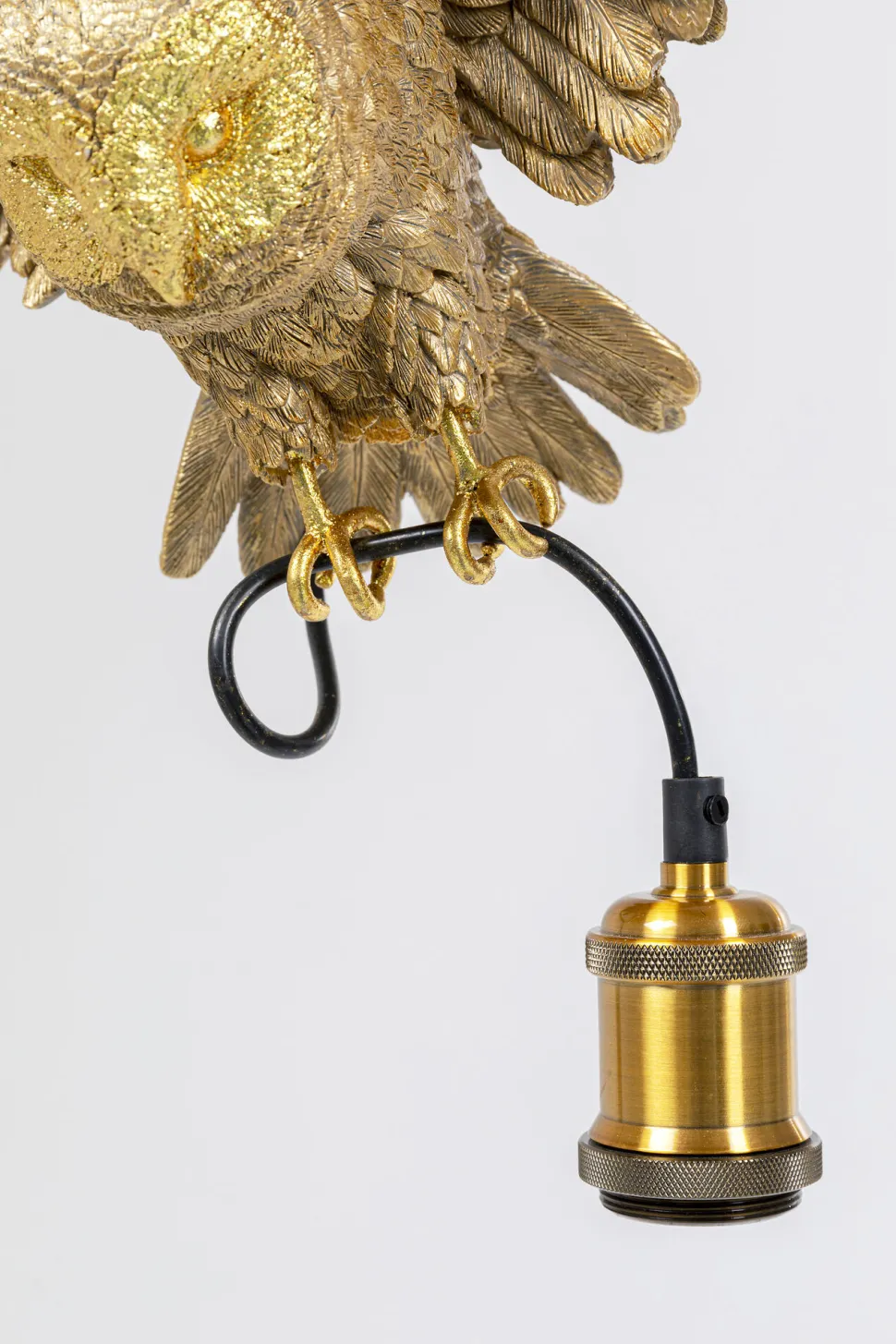 Hängeleuchte Animal Owl Gold 60cm