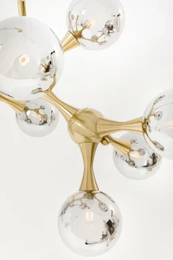 Hängeleuchte Atomic Balls Brass 190cm