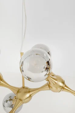 Hängeleuchte Atomic Balls Brass 190cm