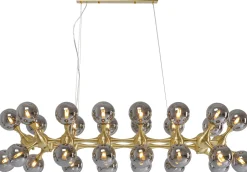 Hängeleuchte Atomic Balls Brass 140cm