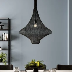 Hängeleuchte Cocoon Schwarz Ø89cm