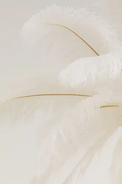 Hängeleuchte Feather Palm Weiß Ø87cm