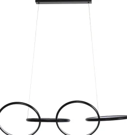 Hängeleuchte Galaxy LED Schwarz 155cm