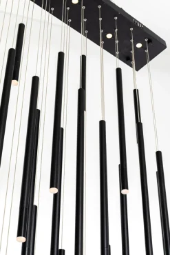 Hängeleuchte Living Vegas Deluxe Schwarz Matt LED