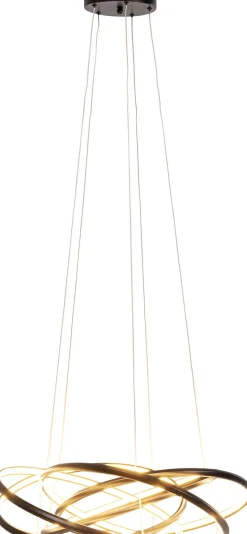 Hängeleuchte Saturn Schwarz Ø72cm