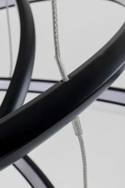 Hängeleuchte Saturn Schwarz Ø72cm