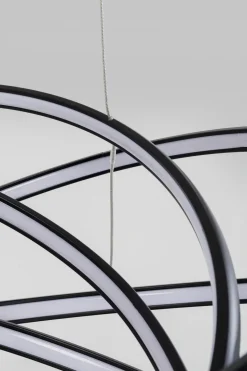 Hängeleuchte Saturn Schwarz Ø72cm