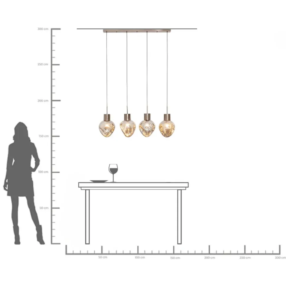 Hängeleuchte Supernova Smoky 110cm