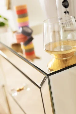 Hochkommode Luxury Pearl 5 Schübe