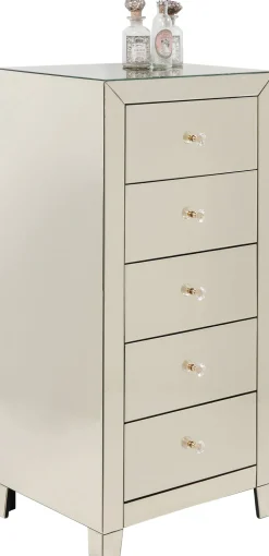 Hochkommode Luxury Pearl 5 Schübe