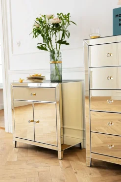 Hochkommode Luxury Pearl 5 Schübe