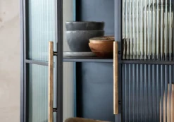 Hochschrank La Gomera 2 Türen 3 Schübe