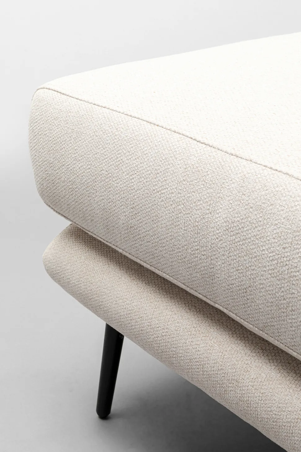 Hocker Amalfi Creme 80x68cm