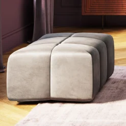 Hocker Belami Velvet Grau