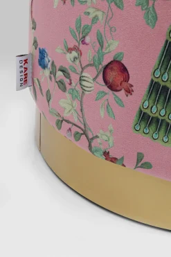 Hocker Cherry Peacock Brass Ø32cm