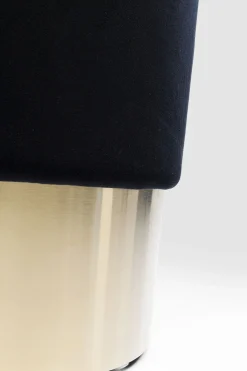 Hocker Cherry Schwarz Brass Ø35cm