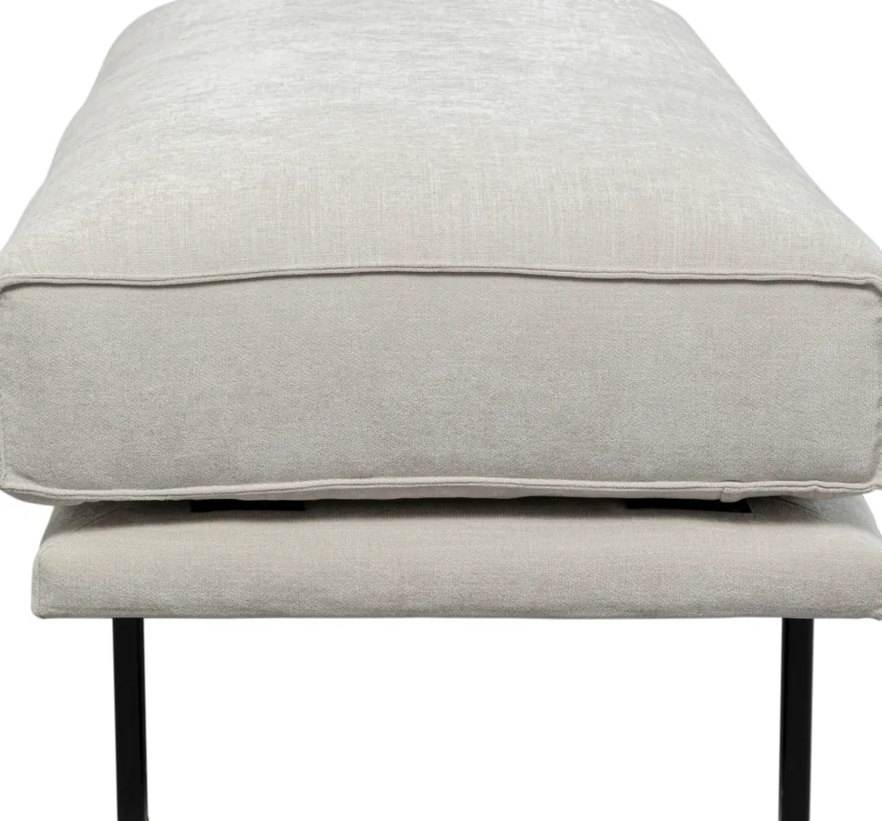 Hocker Edna Creme 115x60cm