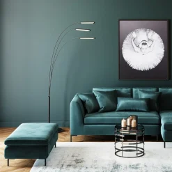 Hocker Gianni Velvet Dunkelgrün