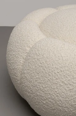 Hocker Peppo Bloom Weiß Ø72cm