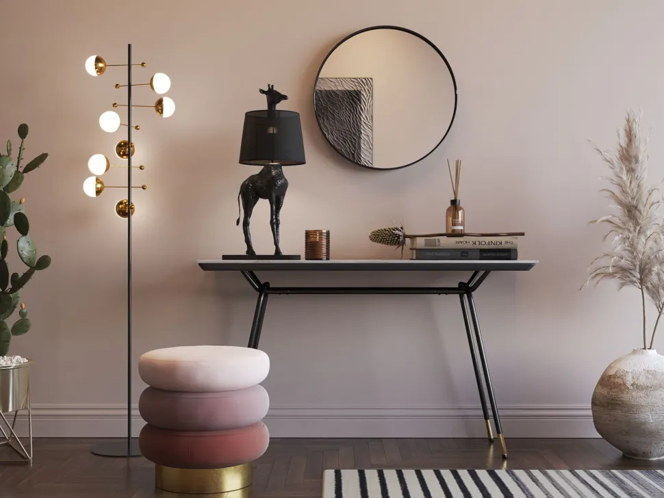 Hocker Sandwich Rose Ø45cm