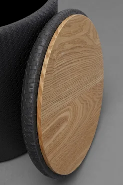 Hocker Venezia Storage Anthrazit Ø40cm