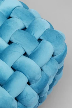 Hocker Weave Square Blau 47x47cm