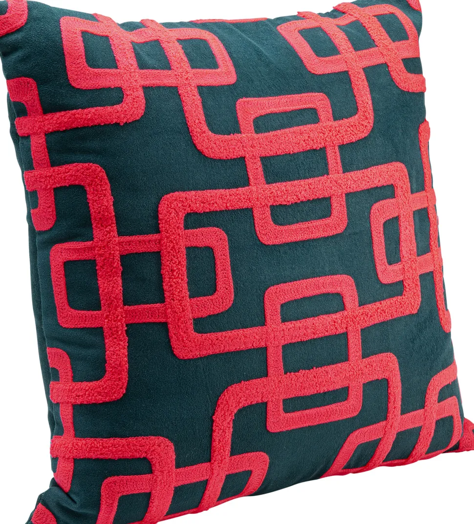 Kissen Chain Pink 45x45cm