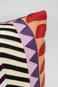 Kissen Colour Block Zig Zag 45x45cm