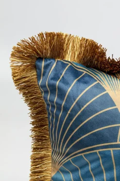 Kissen Leaves Fringe 45x45cm