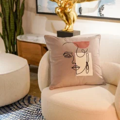 Kissen Mademoiselle 45x45cm