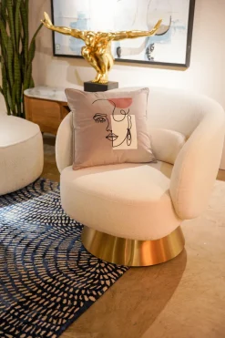 Kissen Mademoiselle 45x45cm