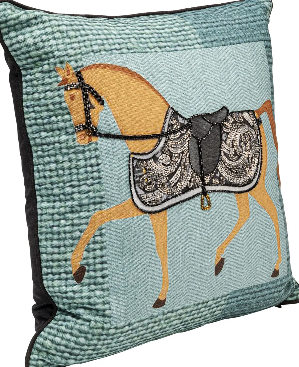 Kissen Show Horse Plaid 45x45cm