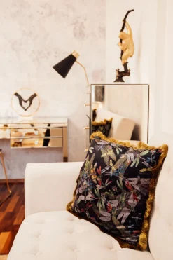 Kissen Tropical Garden Fringe 45x45cm