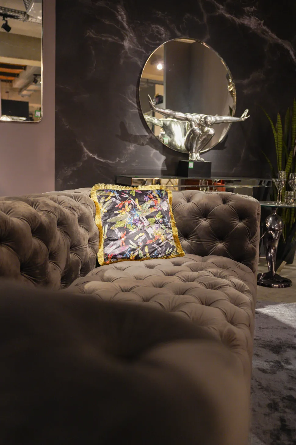 Kissen Tropical Garden Fringe 45x45cm