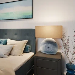 Kommode Klein Luxury Push 2 Schübe Grau