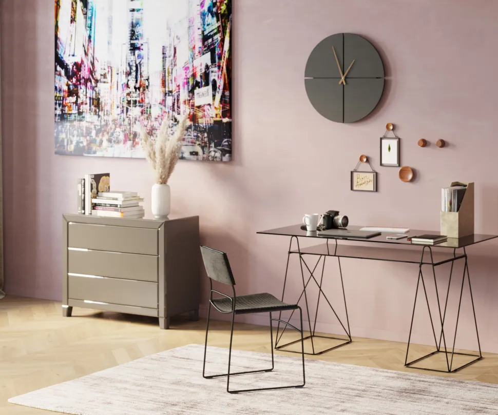 Kommode Luxury Pearl 3 Schübe